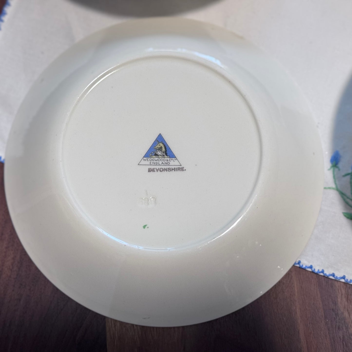 Wedgwood Devonshire Green/Yellow/Grey Bowls