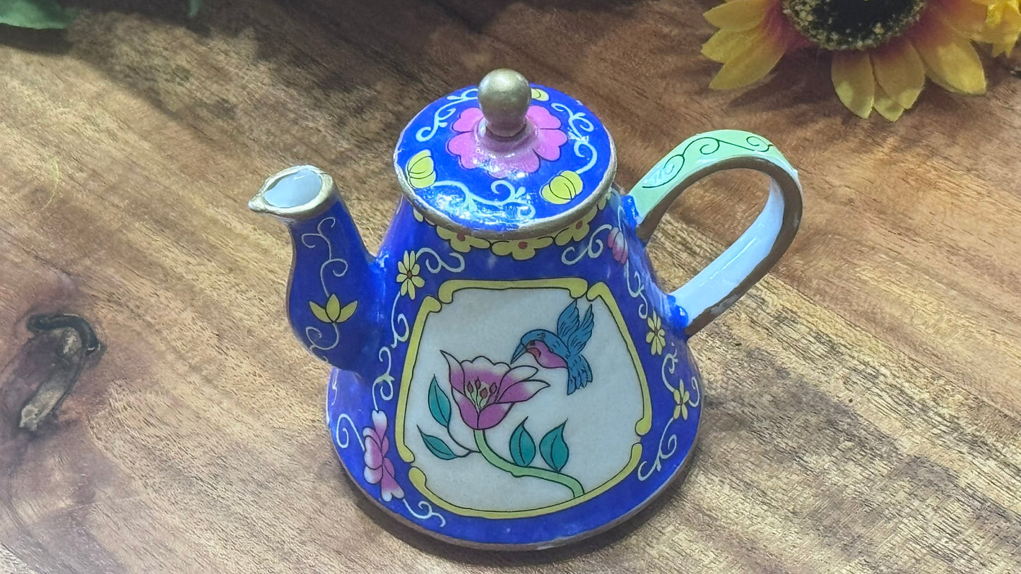 Mini Hummingbird Collectible Teapot