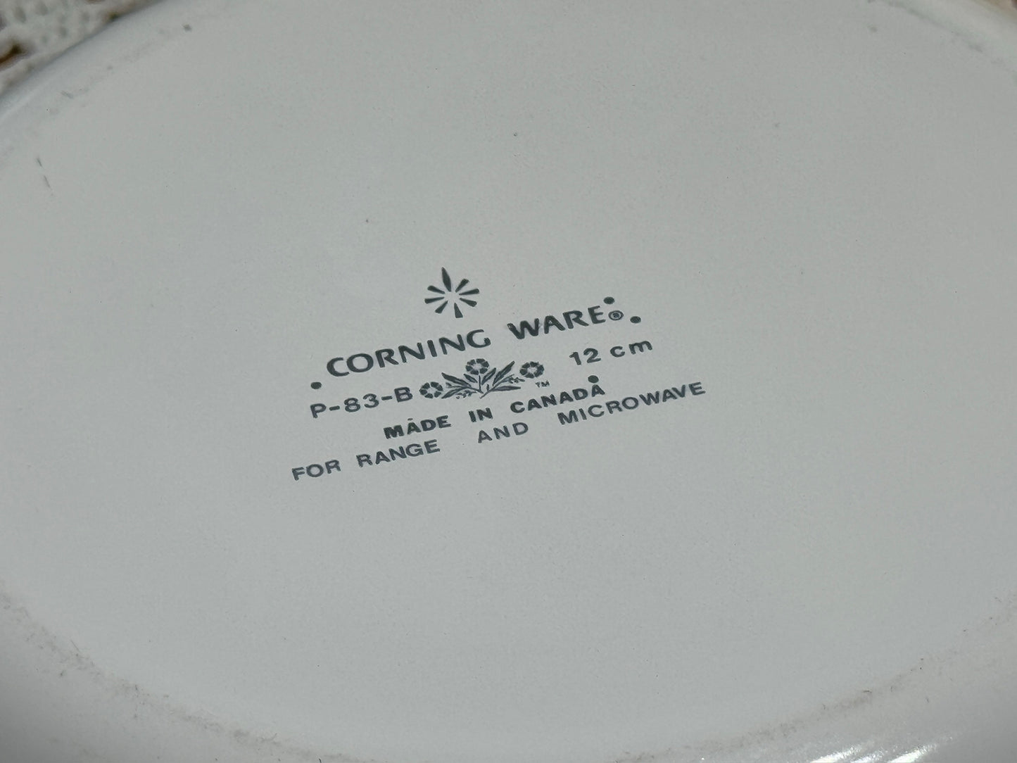 Corning Ware Blue Cornflower Skillet
