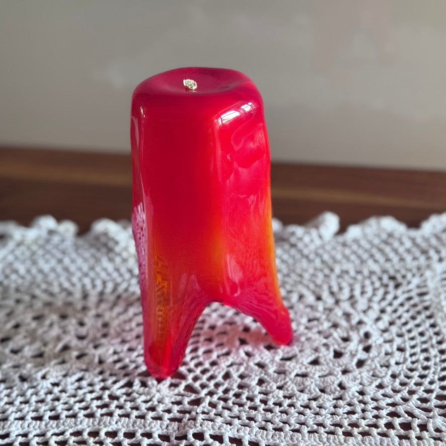 Japanese Swung Art Glass Vase