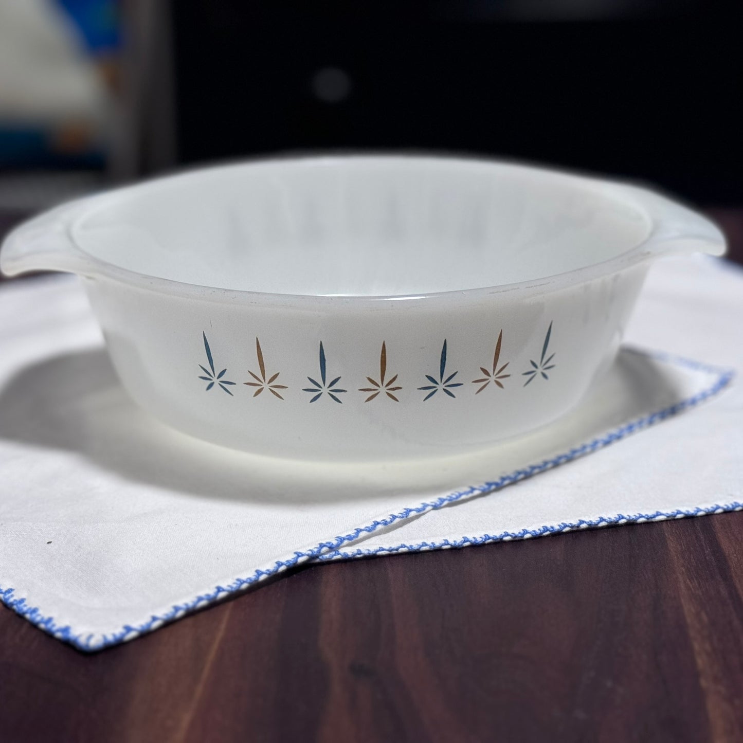 Anchor Hocking Fire King Candle Glow Casserole