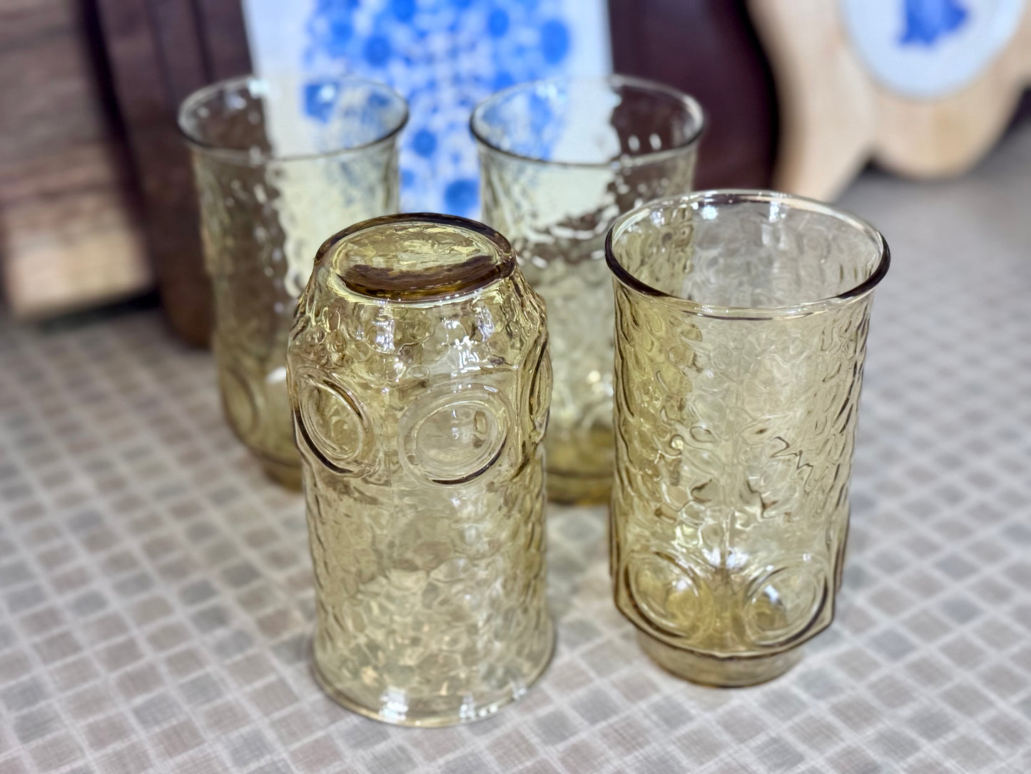 Vintage Anchor Hocking "Heritage Hill" Drinking Glasses