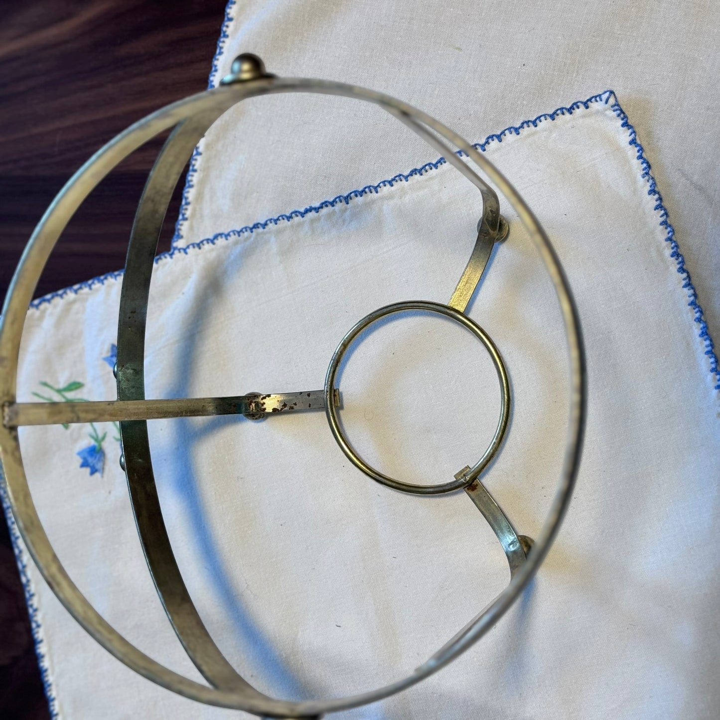 Milk Glass Atomic Gold Ice Bucket