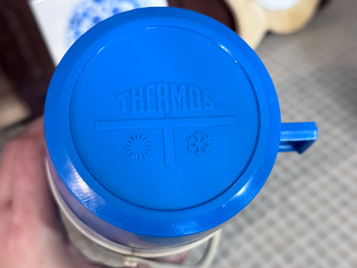 1974 King-Seeley Blue Block Thermos