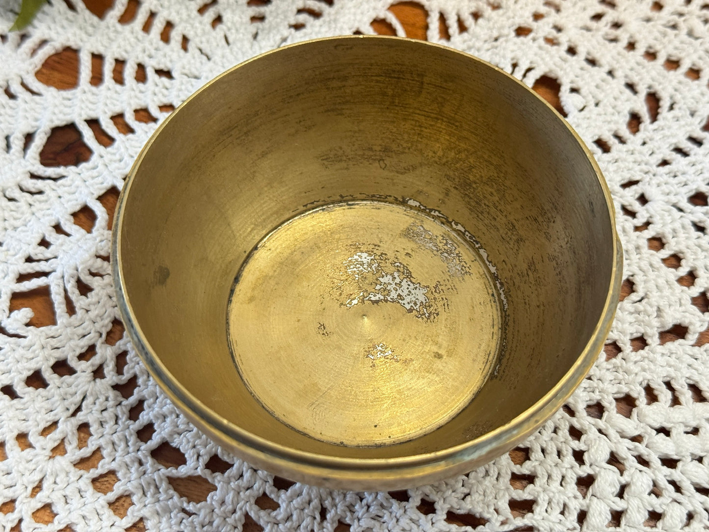 Vintage Rare Japanese Brass/Bronze Bird Lidded Trinket Box