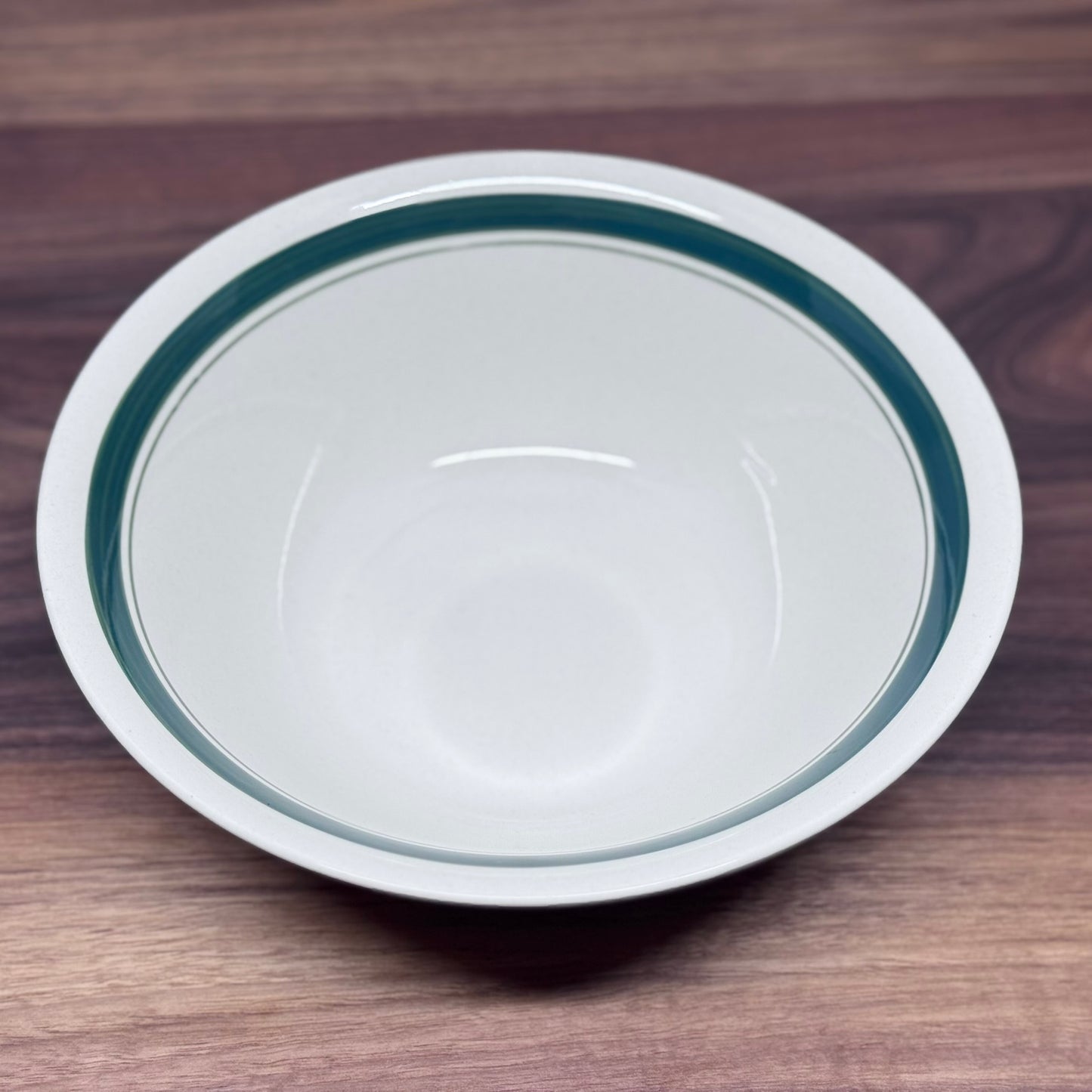 Green Rim Serving Bowl