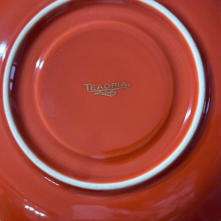 Teaopia Tea For One Orange Tea Set