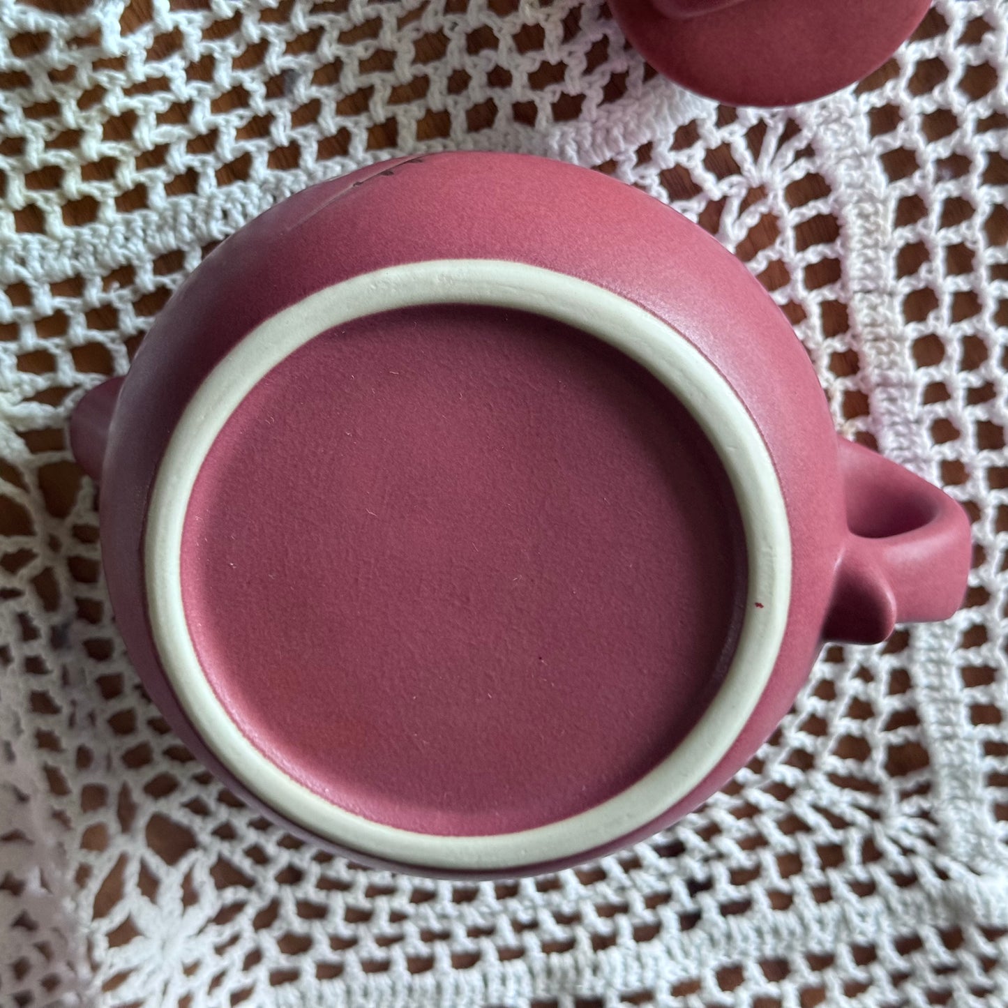 Pink/Purple Japanese Clay Teapot