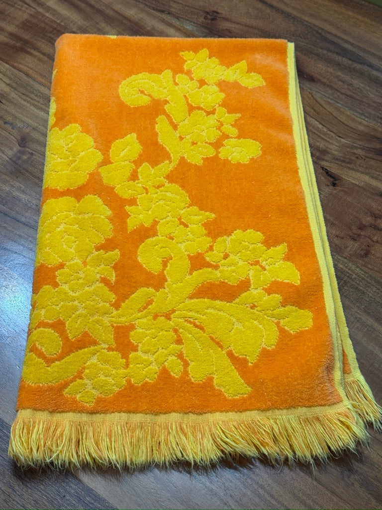 Orange Cannon Mills Co 'Monticello' Bath Towel