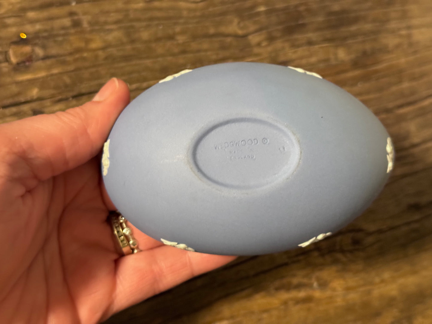 Wedgwood Jasperware Egg Trinket Box