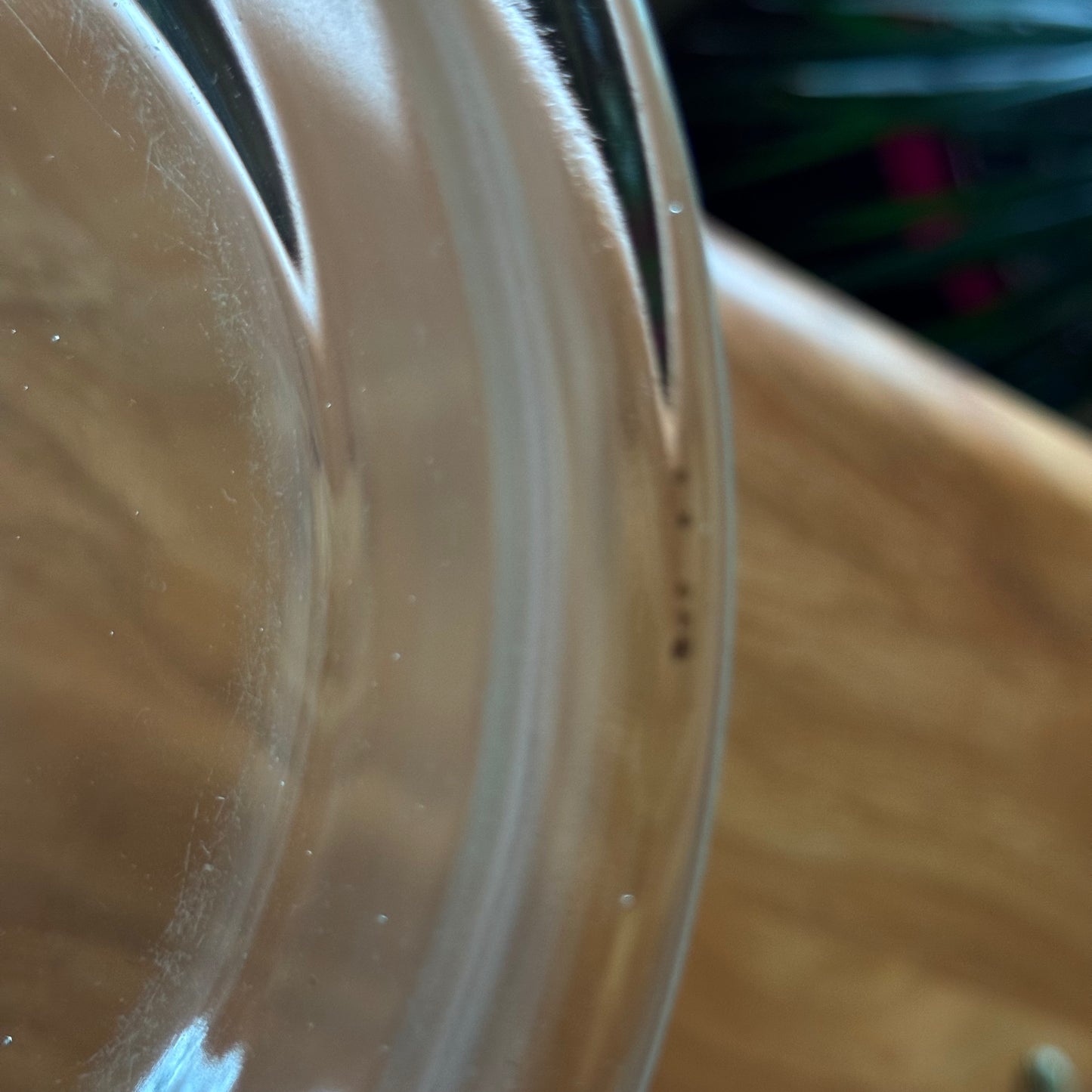 Vintage Pyrex Made In Canada  208 Clear Glass Pie Plate