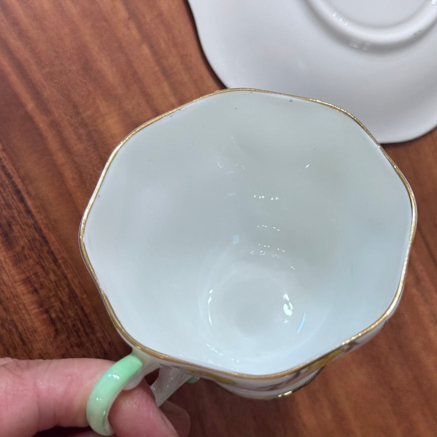 Foley Bone China Teacups and Saucers