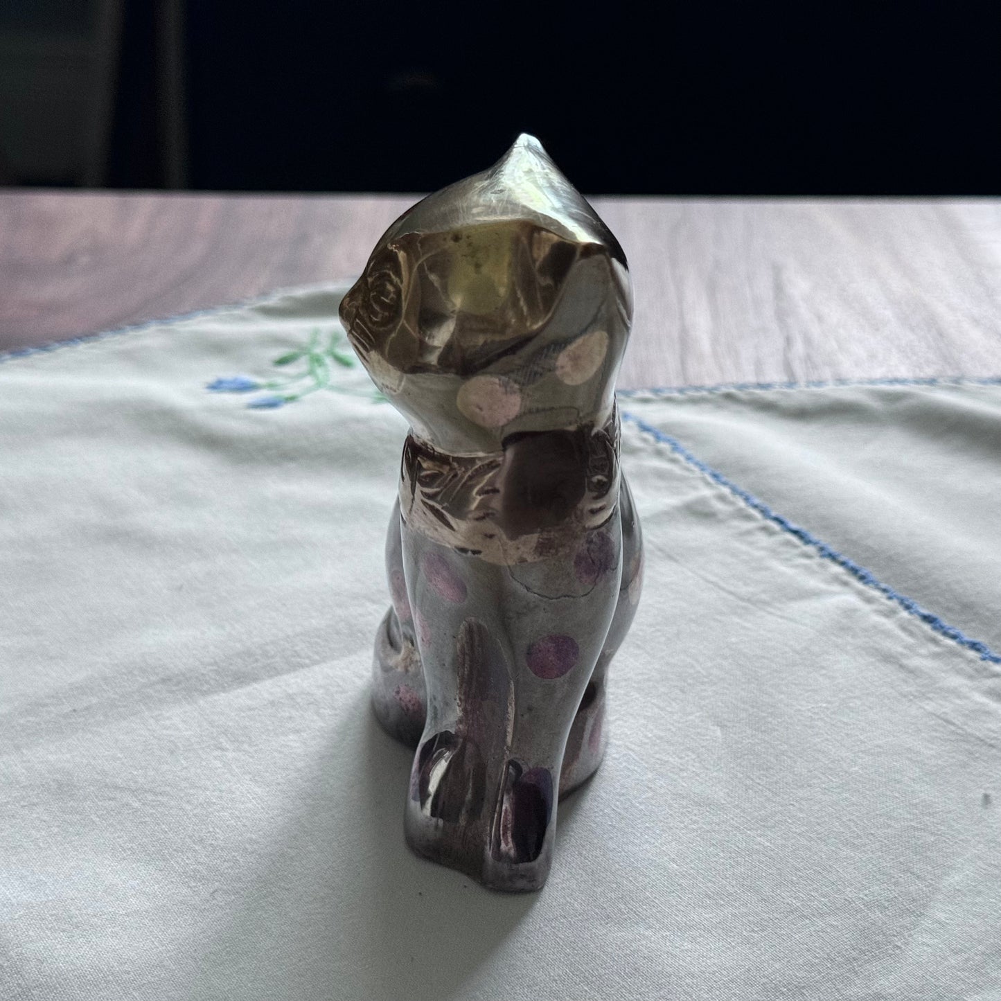 Pooka Dot Brass Cat