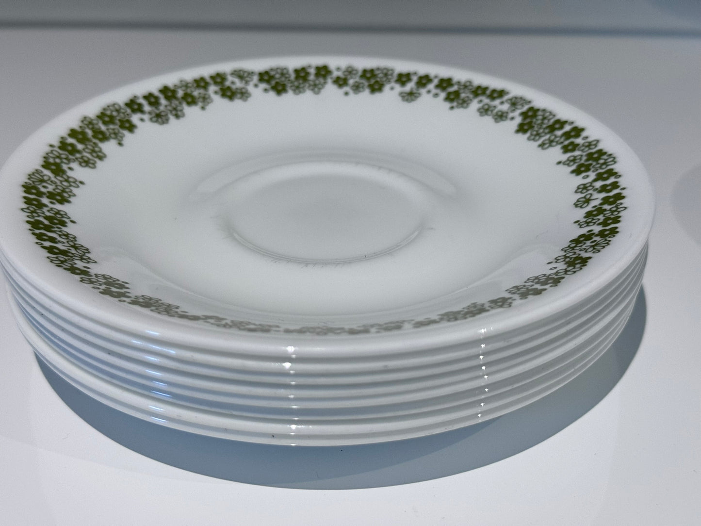 Corelle Spring Blossom, Crazy Daisy, Hook Handle, Cups and Saucers