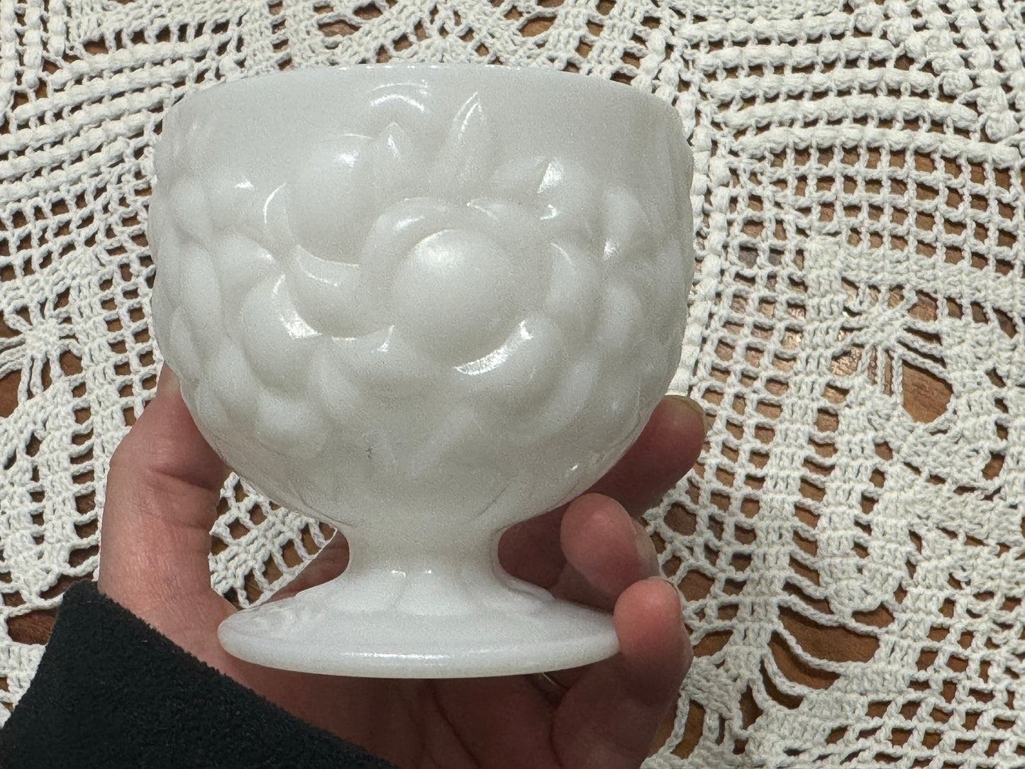 Vintage Milk Glass Compote/Dessert Cup