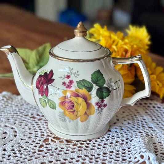 Sadler England Rose Teapot