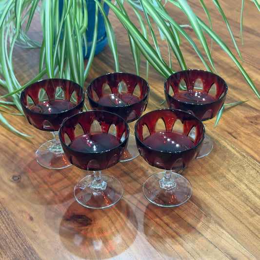 Cristal D'Arques-Durand 'Gothic' Champagne Glasses