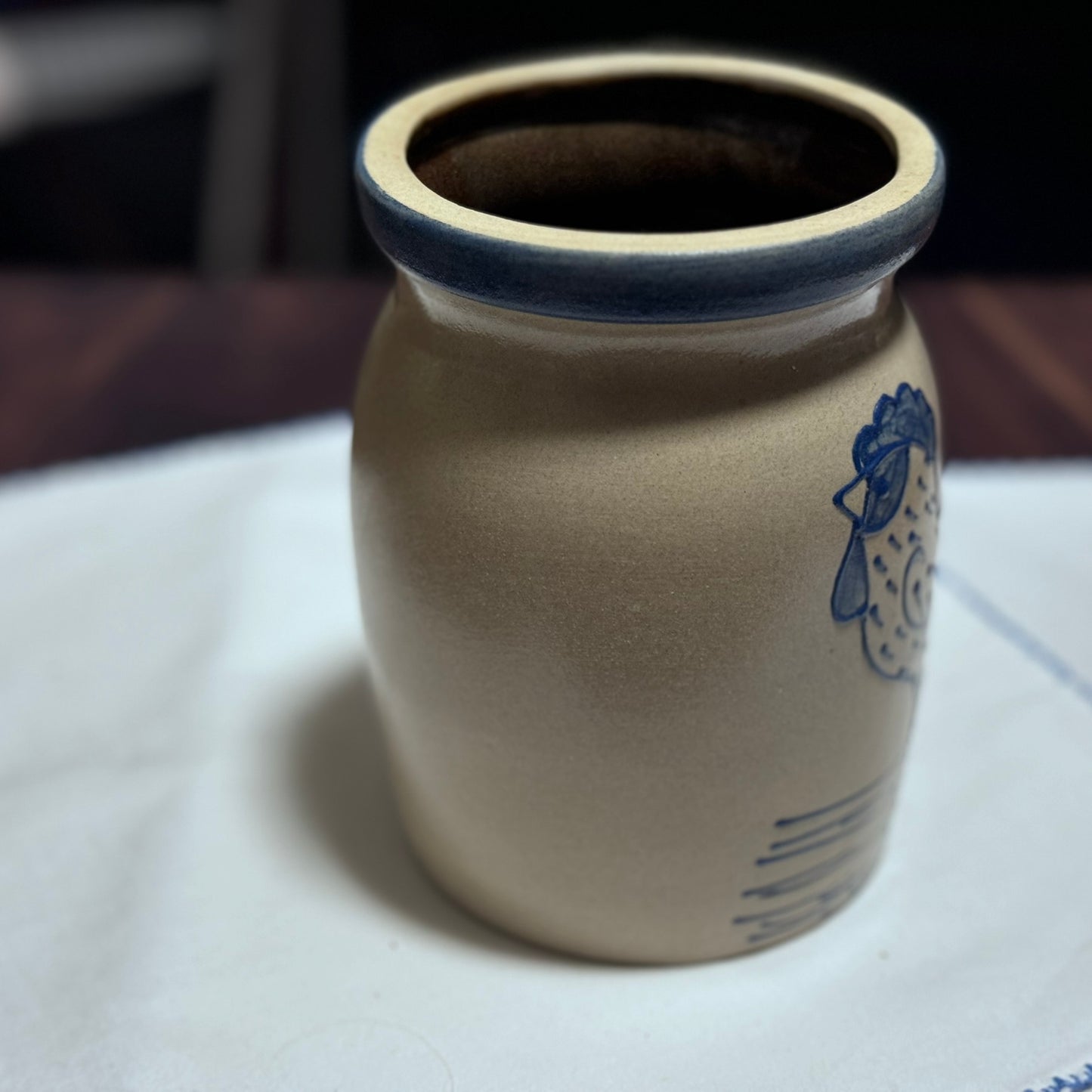 Beaumont Brothers Pottery Rooster Jar/Crock