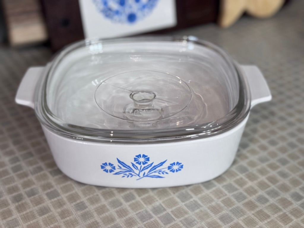 Corning Ware Blue Cornflower A-2-B 2 Liter Casserole With Lid