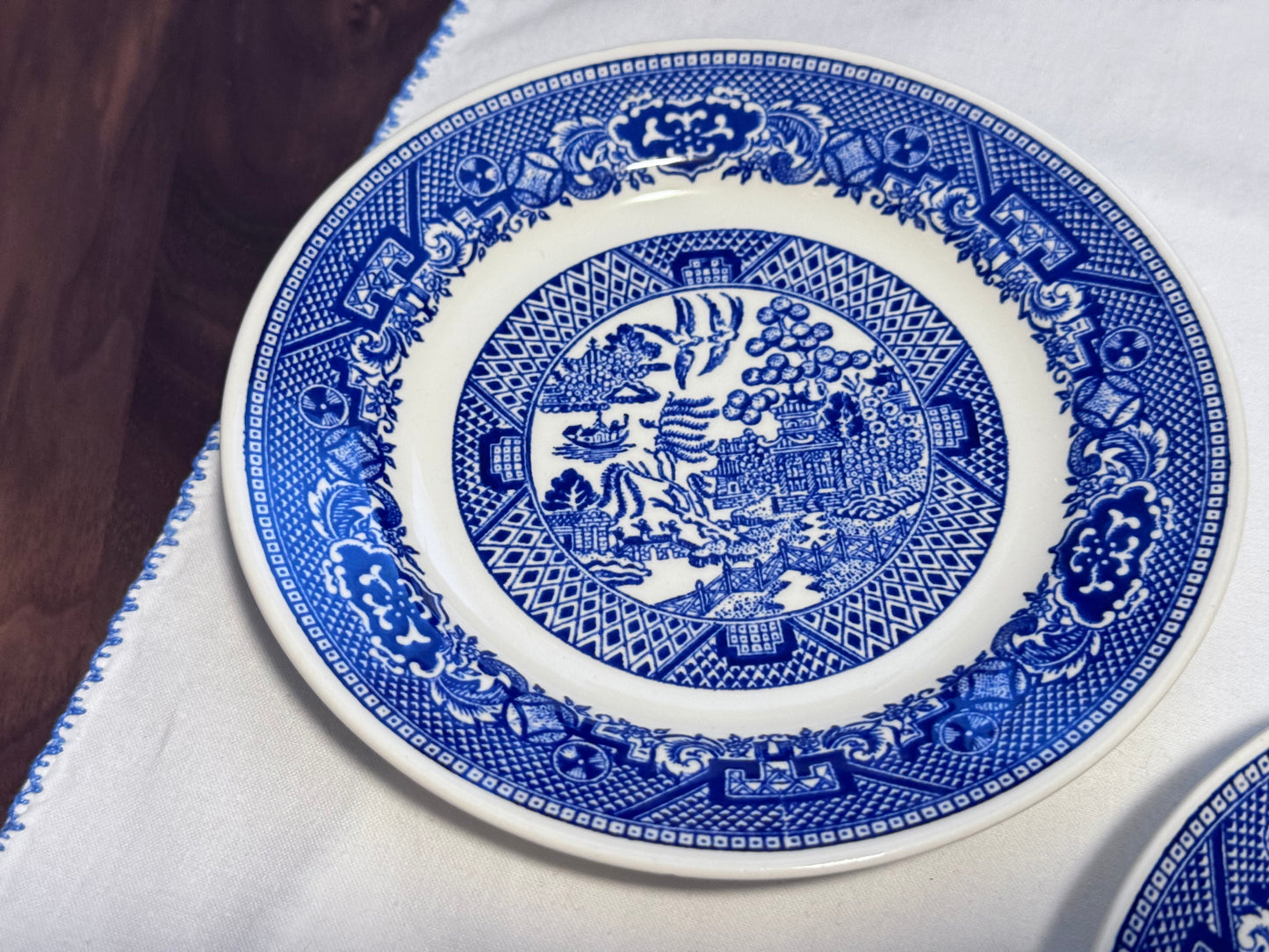 Blue Willow Saucers