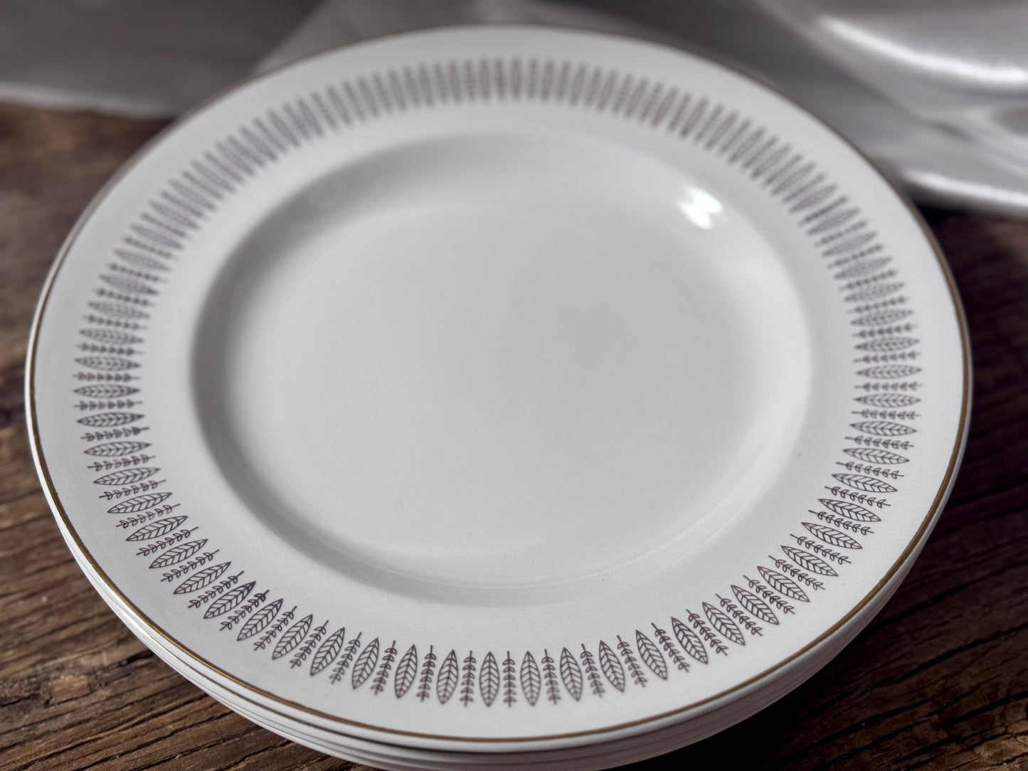 22ct. Gold Royal Knight Dinner Plates