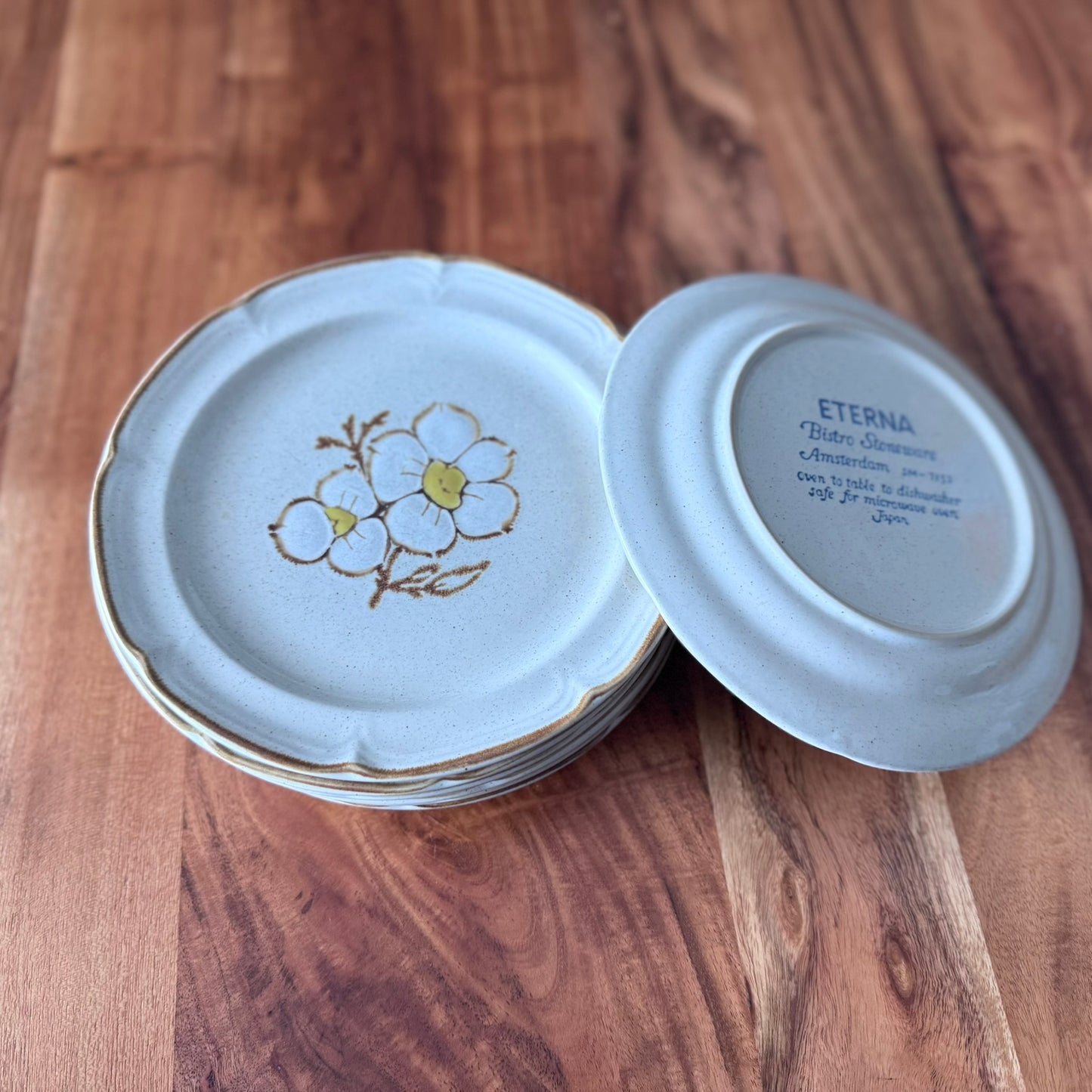 ETERNA Bistro Stoneware Snack/Lunch Plate