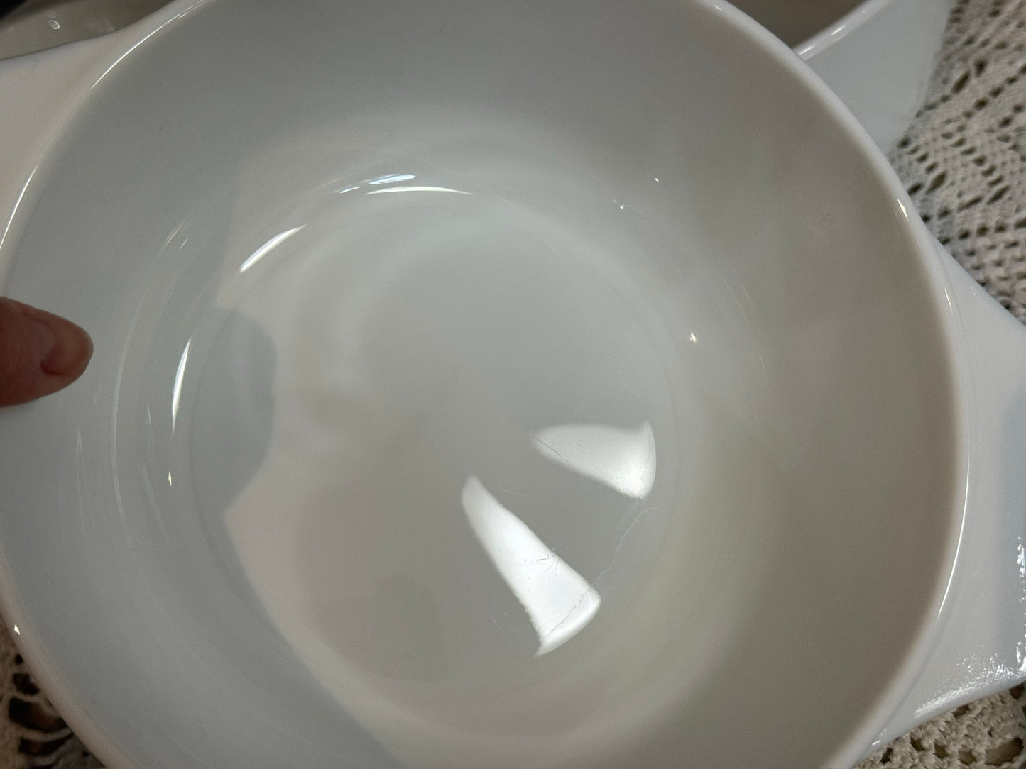 PYREX England "Blue Iris" Stacking Bowl/Casserole Set