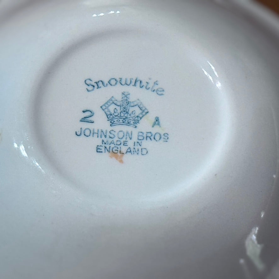 Johnson Bros Snowhite Cereal Bowl