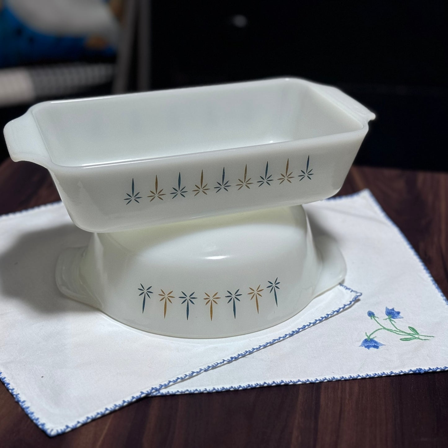 Anchor Hocking Fire King Candle Glow Casserole
