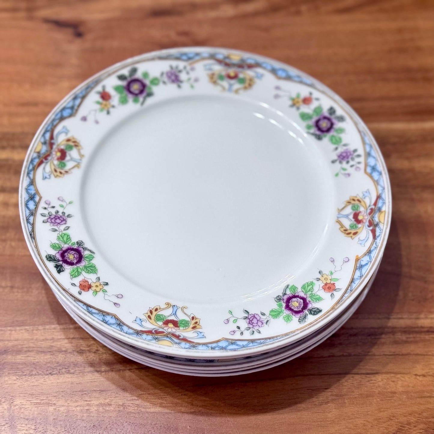 Hand Painted Nippon Lunch Plates