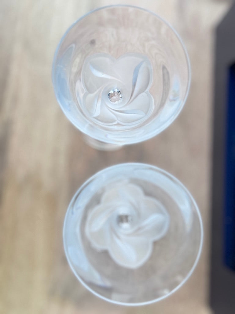 Durand Crystal Wine Glass