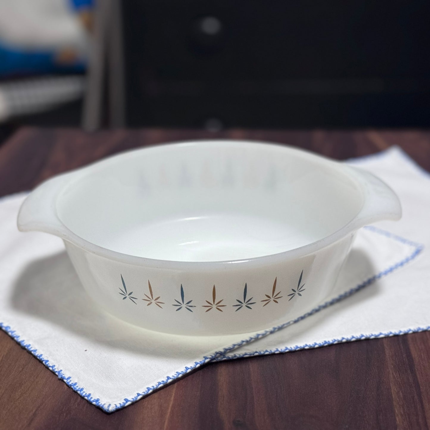 Anchor Hocking Fire King Candle Glow Casserole