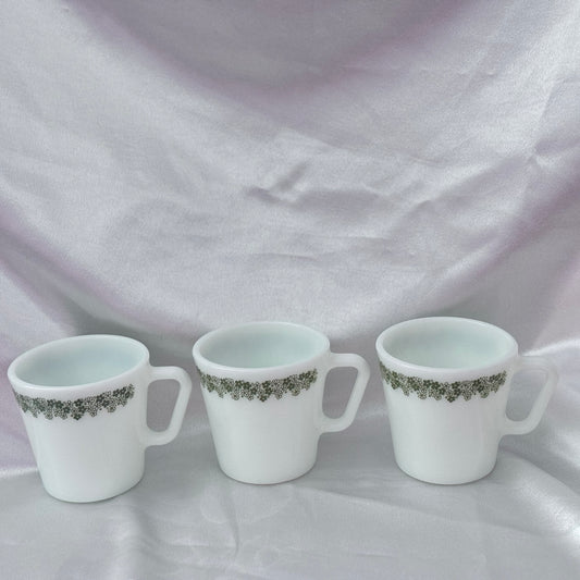 Pyrex 1410 Spring Blossom Mugs