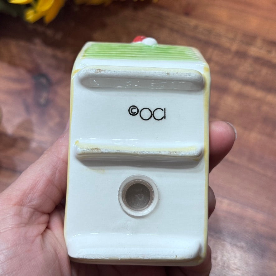 Vintage In Box Omnibus OCI Fitz & Floyd Tropical Christmas Salt & Pepper Shakers