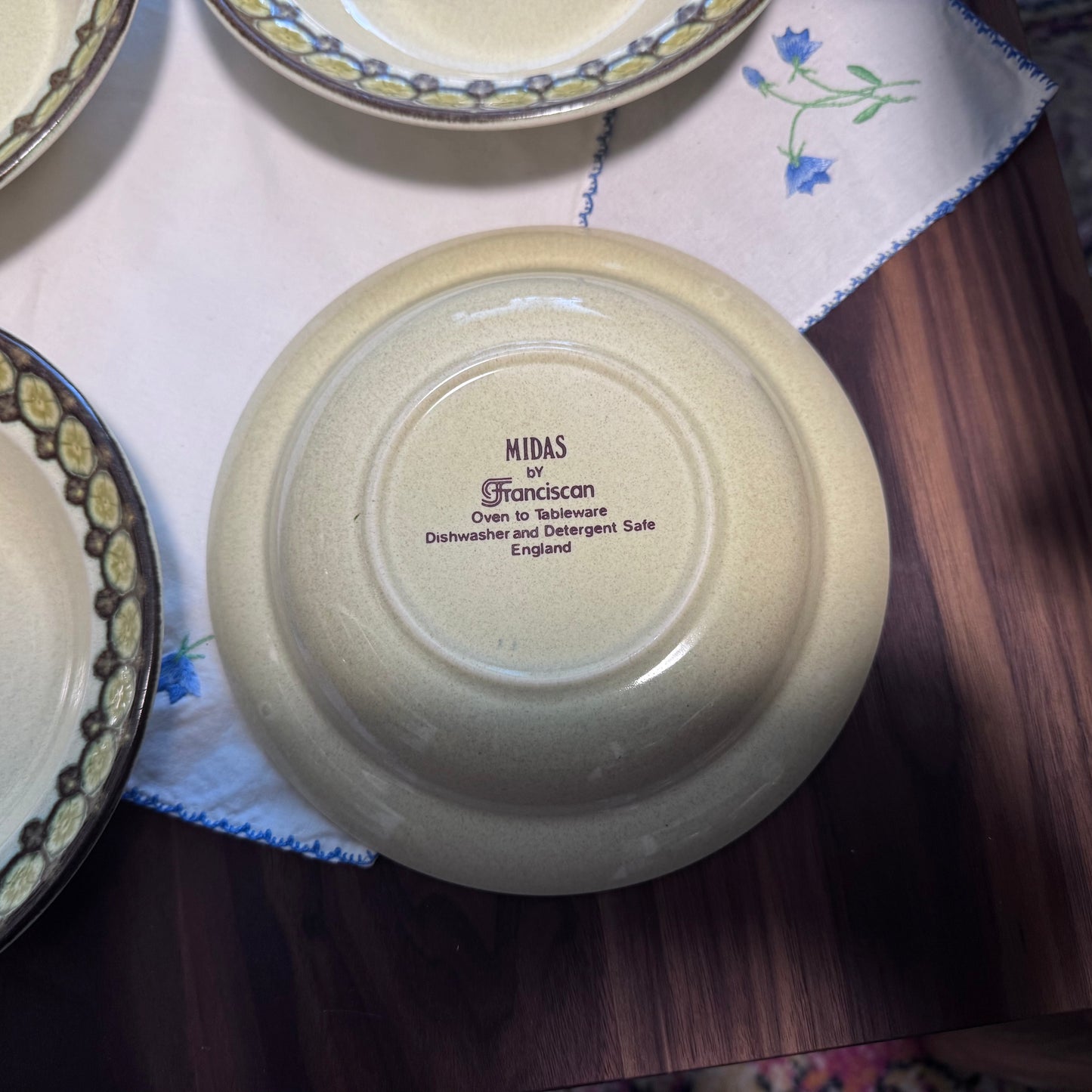 Franciscan MIDAS Bowls & Cups & Saucers