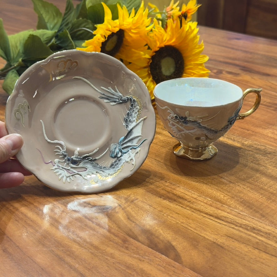 Shafford Japan 'Dragonware' Teacup & Saucer Set