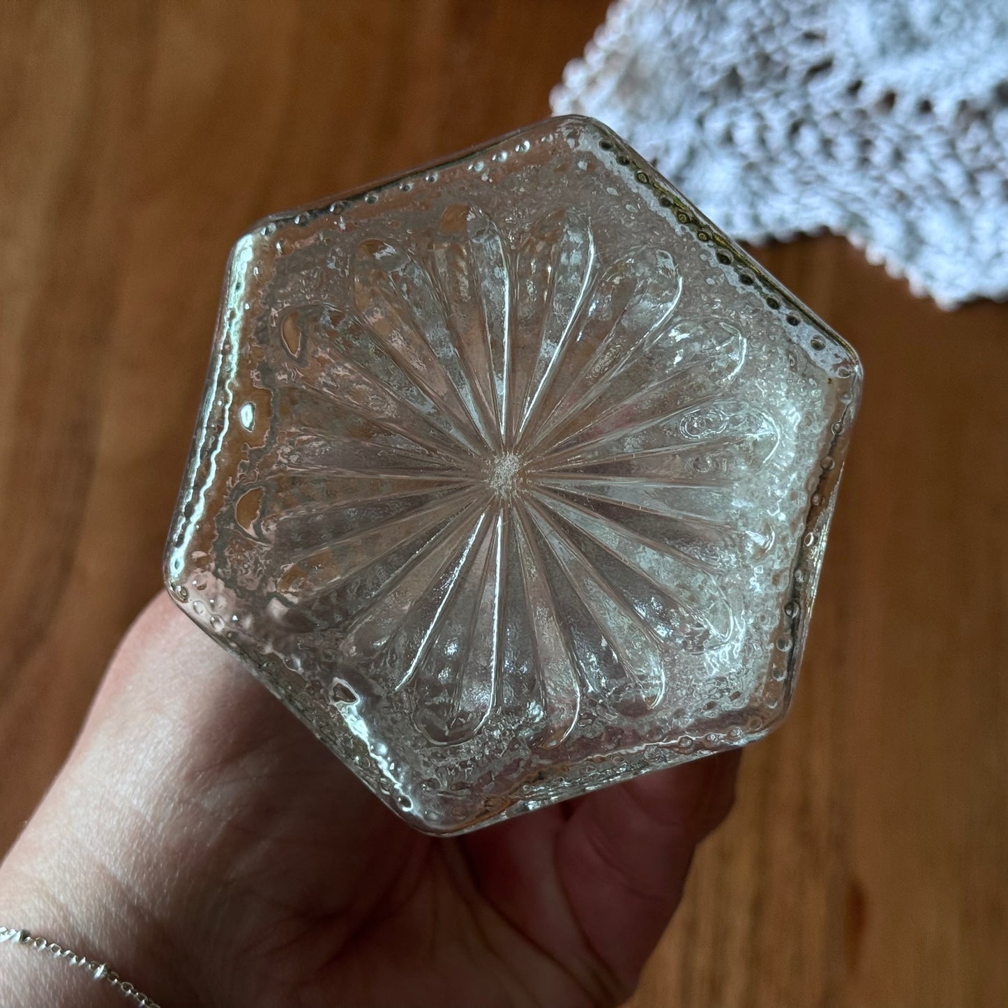 Anchor Hocking Clear Pressed Glass Wexford Pattern Bud Vases