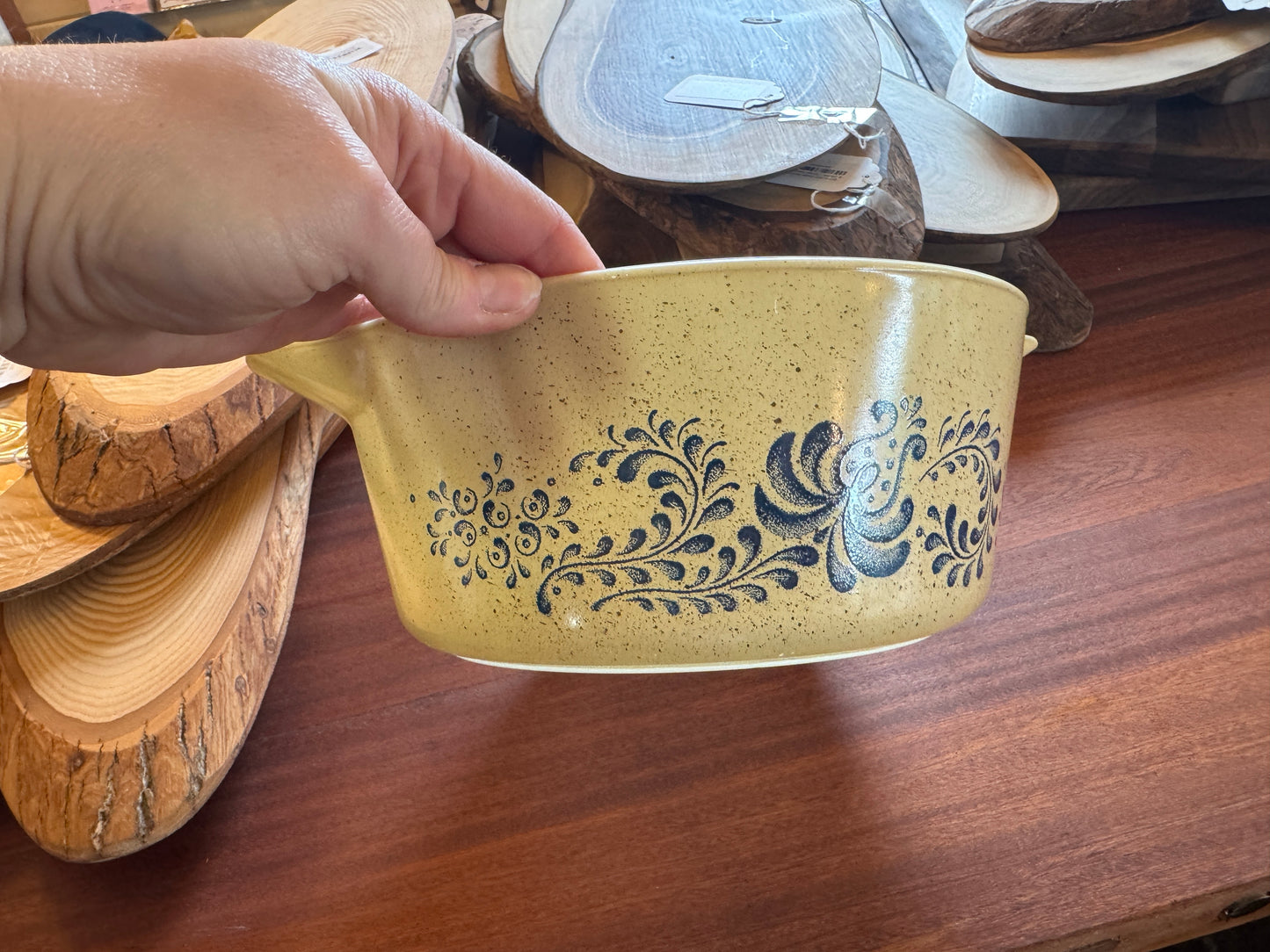 PYREX 475-B 2 1/2 QT Casserole 'Blue Homestead'