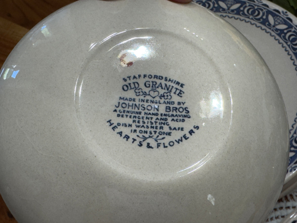 Johnson Brothers 'Old Granite' Hearts and Flowers