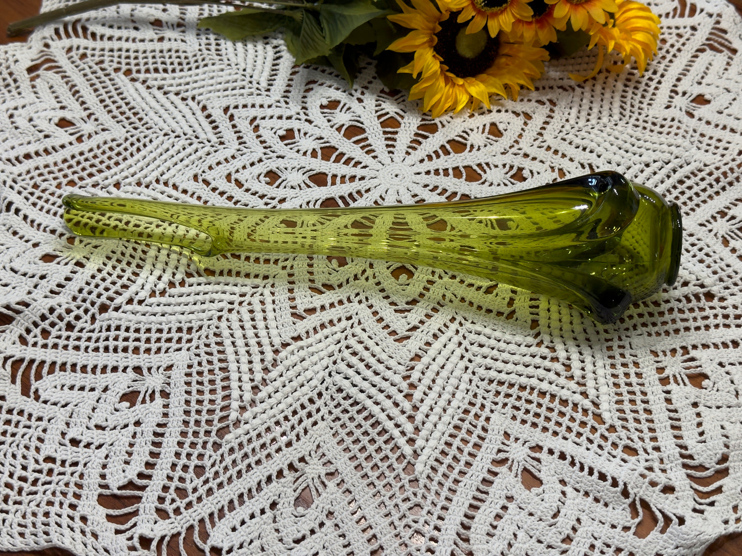 Viking Glass EPIC Drape Swung Vase