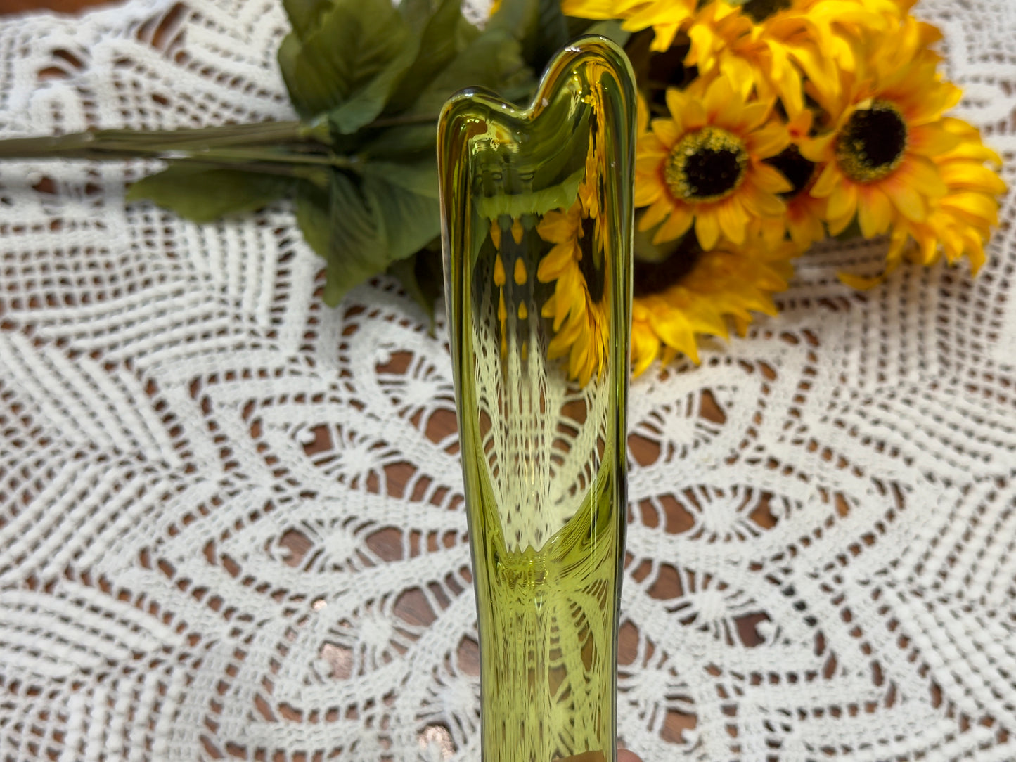 Viking Glass EPIC Drape Swung Vase