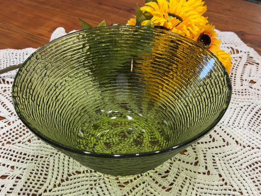 Vintage Anchor Hocking Large Soreno Serving Bowl