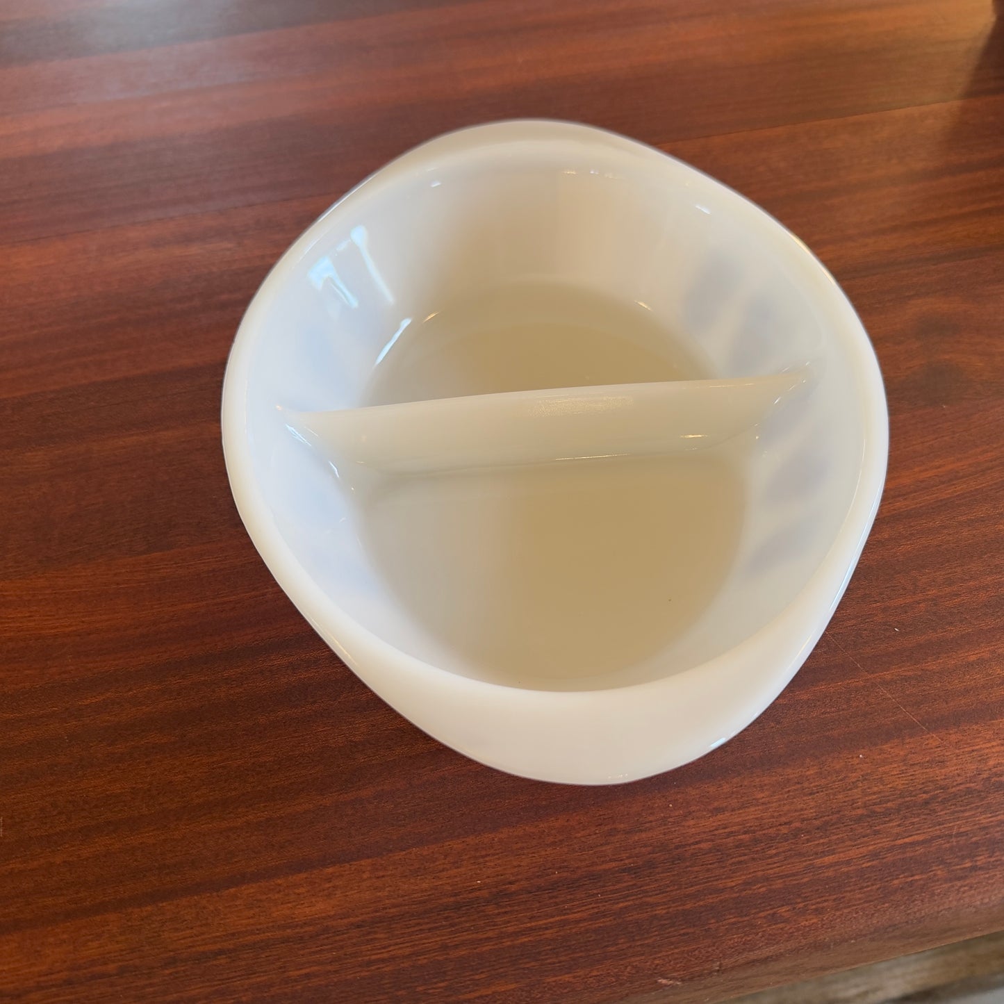 Glasbake Blue Birds & Flower Divided Casserole