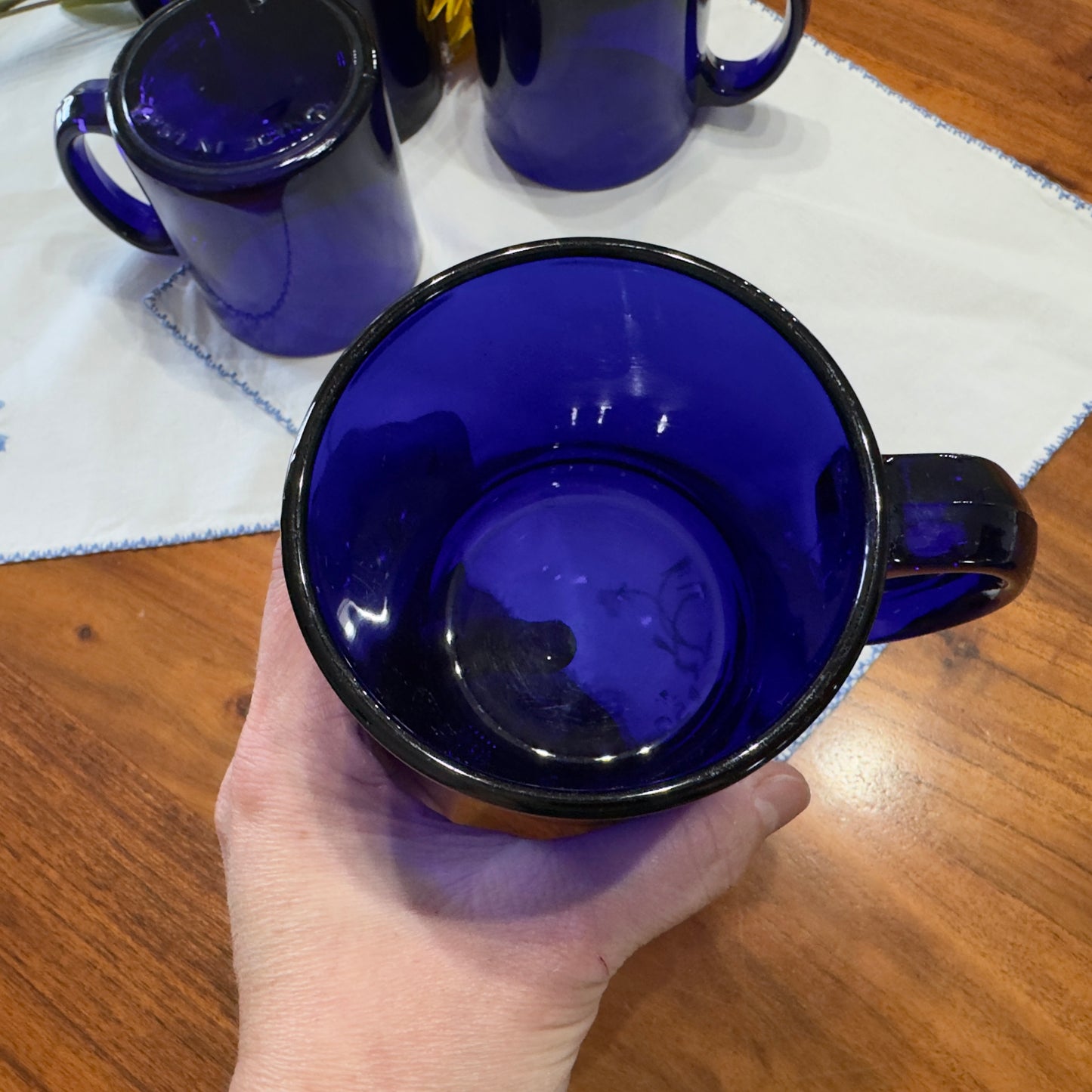 Cobalt Blue Made In USA Mugs