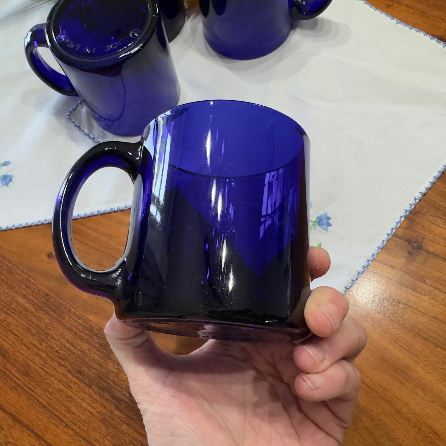 Cobalt Blue Made In USA Mugs
