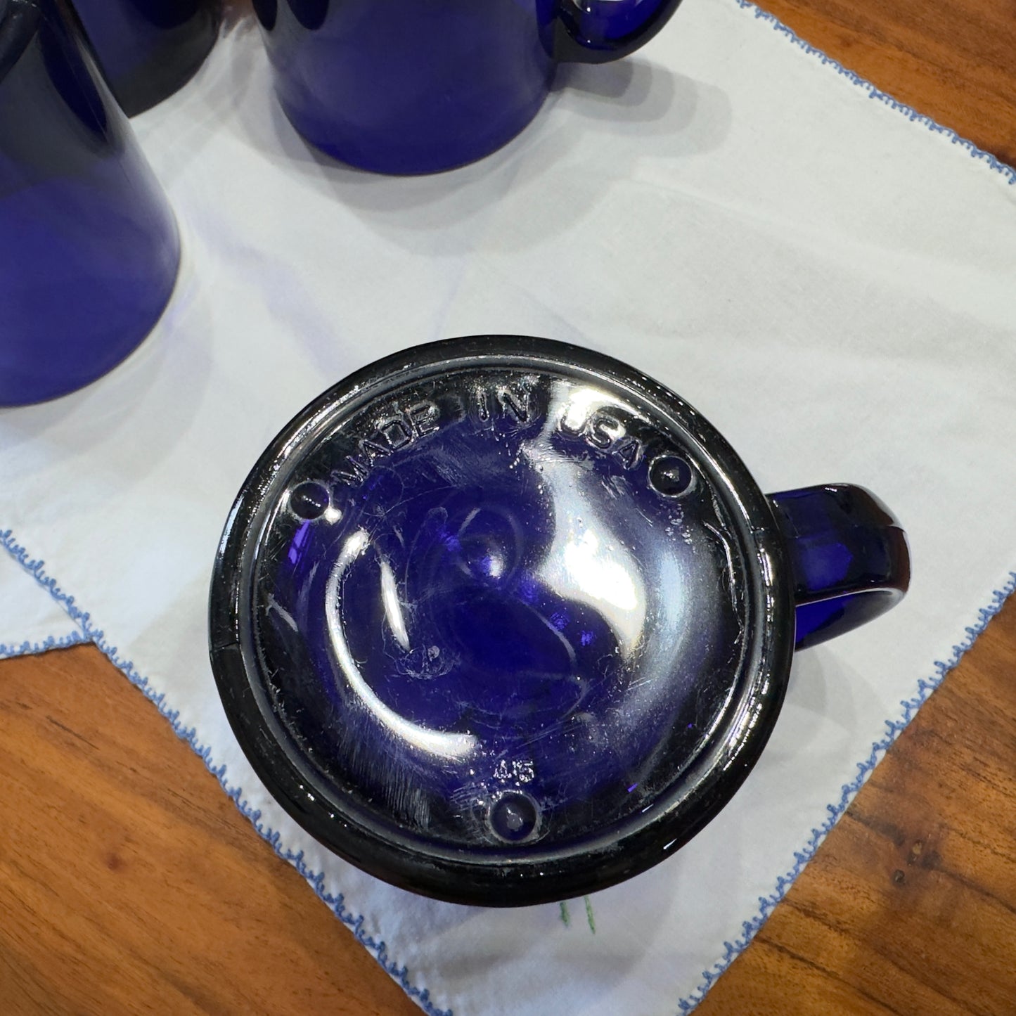 Cobalt Blue Made In USA Mugs