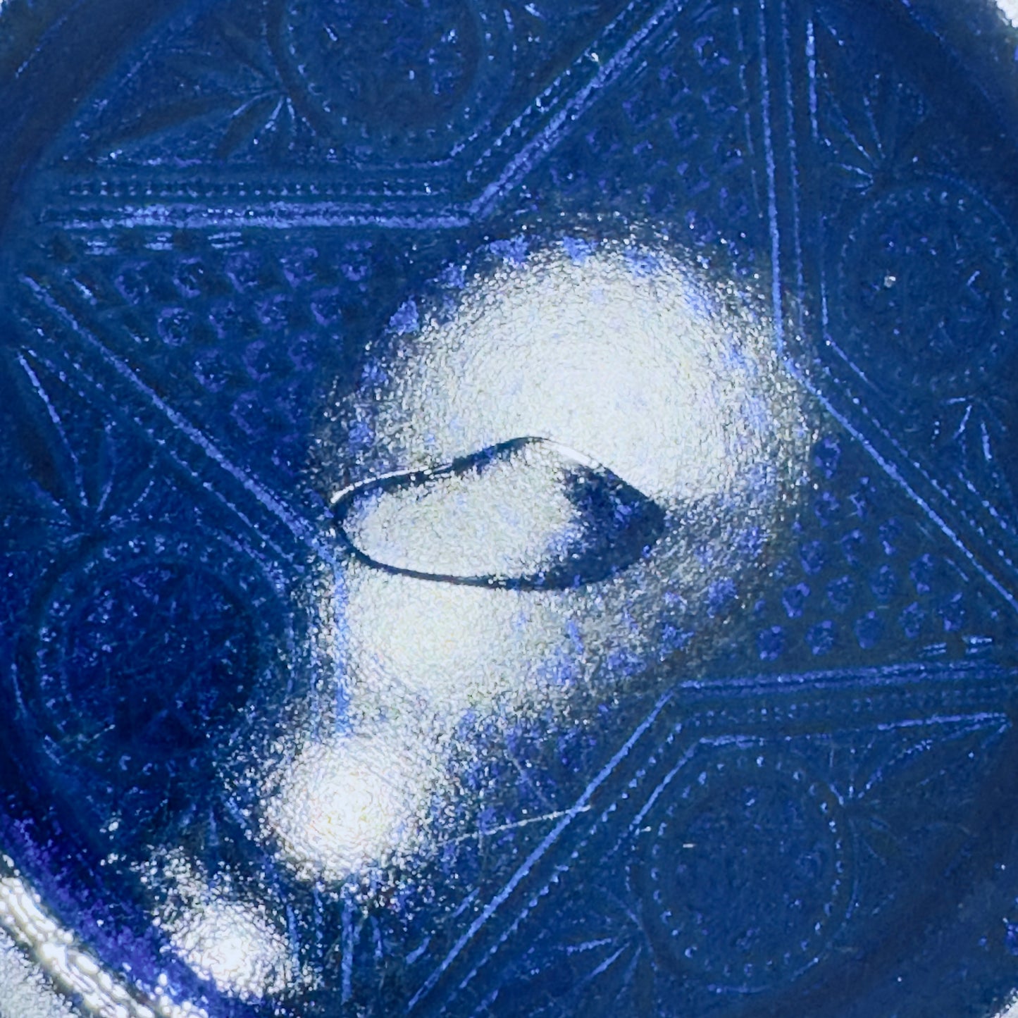 Cristal d'Arques Sapphire Blue Dinner Plates