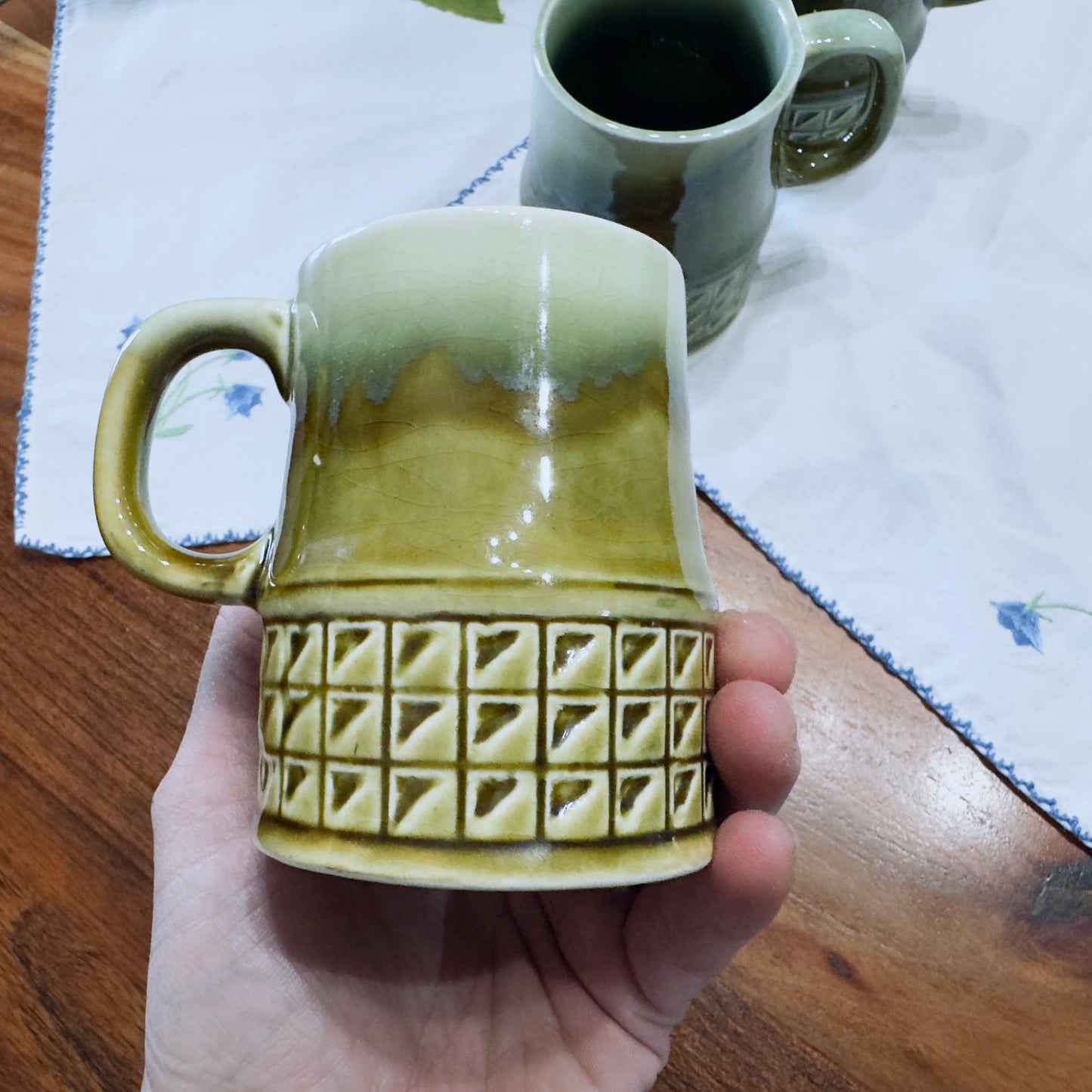 MCM Drip Glaze Mugs