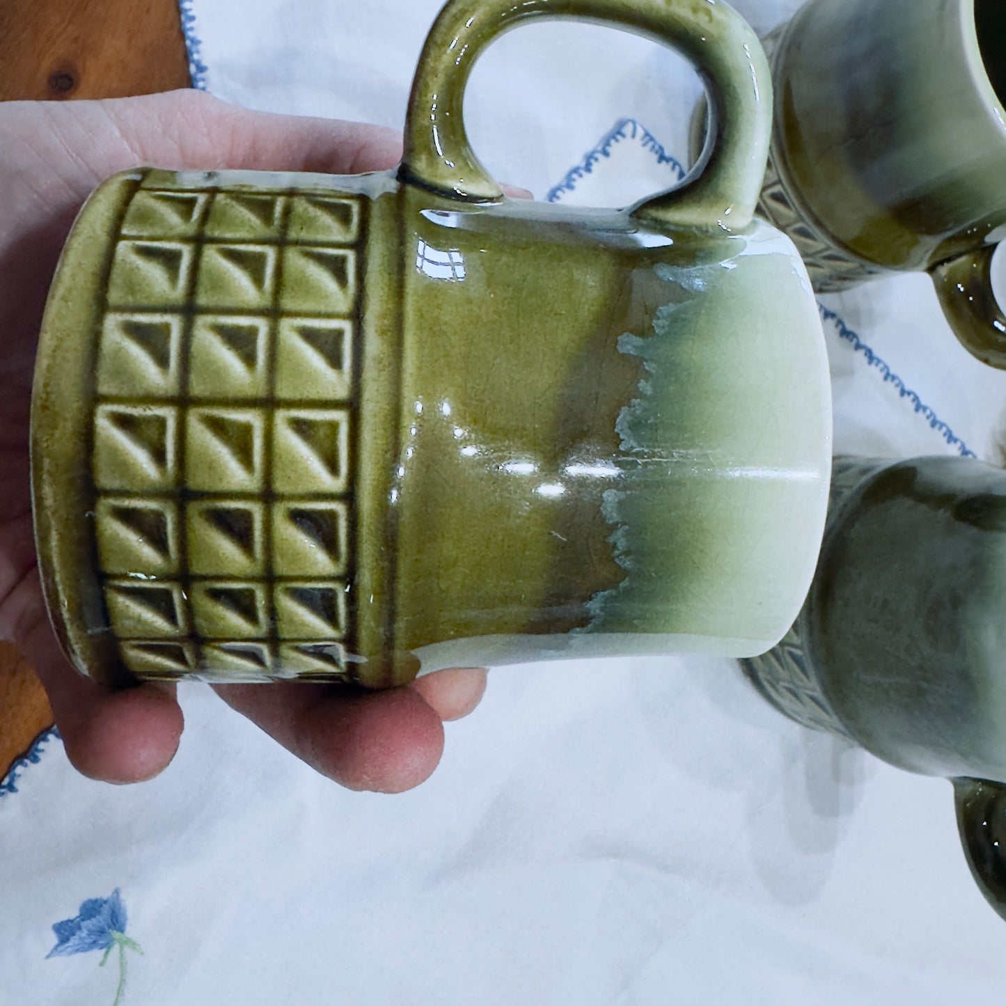 MCM Drip Glaze Mugs