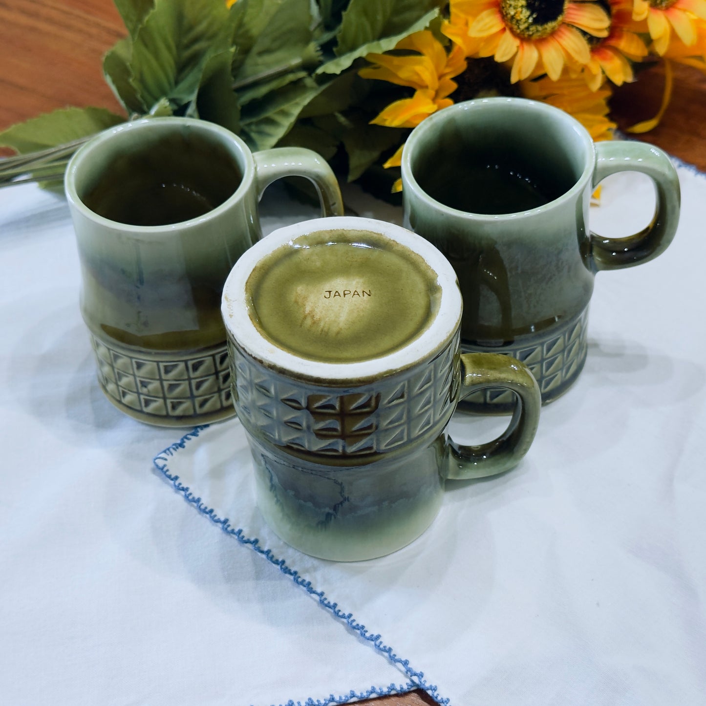 MCM Drip Glaze Mugs